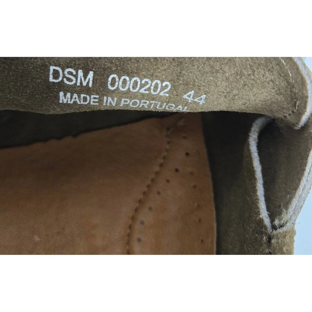 Docksteps Men's Brown Suede Boat Shoes Lace Up Casual Comfort‎ Size 44